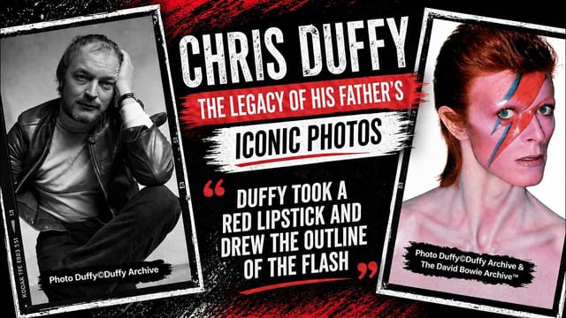 Chris Duffy of the Duffy Archive on his father's legacy; And that iconic Aladdin Sane cover