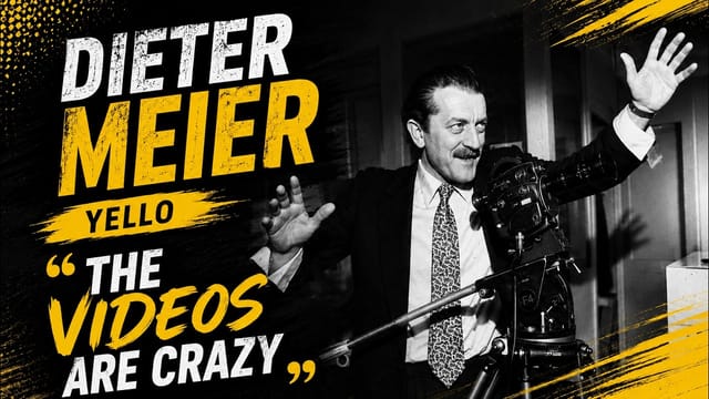 Dieter Meier - on Boris Blank and YELLO's phenomenal success; THE RACE, YOU GOTTA SAY YES