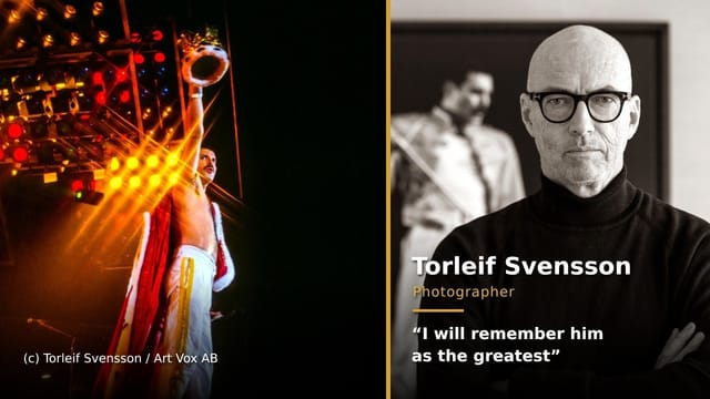 Torleif Svensson on Freddie Mercury’s last Queen tour. Incredible Photos