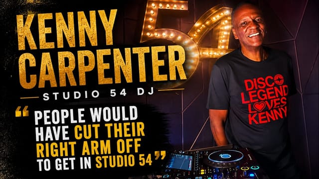 Legendary DJ Kenny Carpenter's WILDEST Studio 54 Stories Revealed!